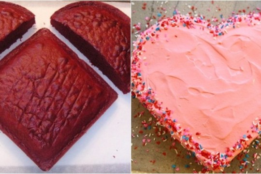 Cum să faci un tort în formă de inimă