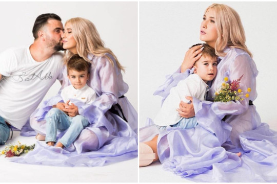 Cântăreața Adda, criticată că doarme cu băiatul ei de 5 ani