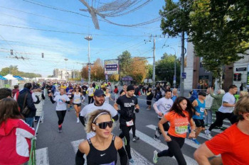 Aproape 10 mii de persoane au participat la un maraton din centrul capitale