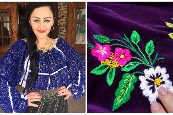 Interpreta Lenuța Gheorghiță are cele mai originale costume scenice pe care le face singură