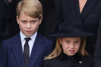 Cele mai puternice fotografii cu Prințul George și Prințesa Charlotte, de la înmormântarea Reginei Elisabeta a II-a