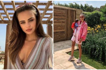 (FOTO) Xenia Deli arată că a revenit la forma de până a naște