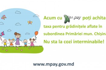 Taxa pentru grădiniţă acum poate fi achitată și online