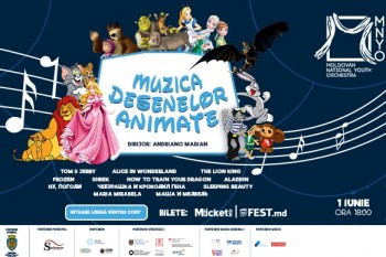 Un eveniment superb va avea loc pe 1 iunie la Chișinău: Muzica Desenelor Animate