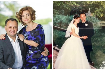 Igor Dodon și soția sa au împlinit 17 ani de căsătorie. Foto din ziua nunții acestora