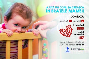 Nu fi indiferent! Ajută un copil să rămână în brațele mamei