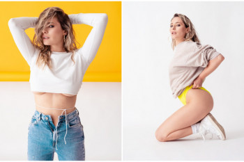 (FOTO) Laura Cosoi, într-o ședință foto sexy, în studio