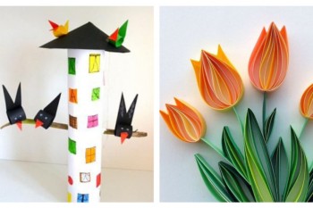 (FOTO) Aplicații de primăvară ușor de realizat de către copii