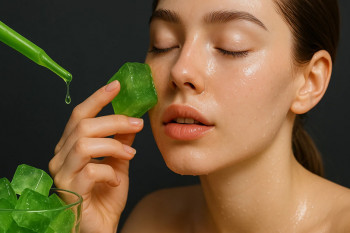 Cuburi de gheață cu aloe vera – secretul natural care estompează petele pigmentare și înlocuiește retinolul