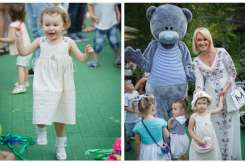 Lorena Bogza cu fiica sa, pentru prima dată la o petrecere pentru copii (Foto)