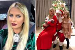 Foto: Andreea Bănică a sărbătorit primul Crăciun împreună cu fiul ei