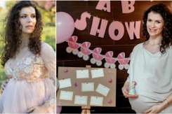 Prezentatoarea TV Stela Mikșanski a născut chiar după petrecerea „Baby Shower”. Are o voinică de fată!