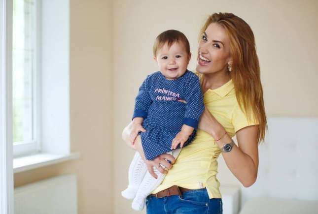 Fetița Tatianei Heghea e deja model!