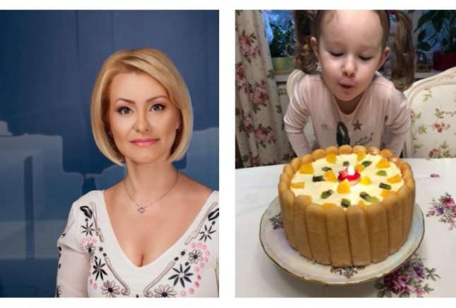 Fetița Lorenei Bogza își felicită adorabil bunicuța de ziua ei
