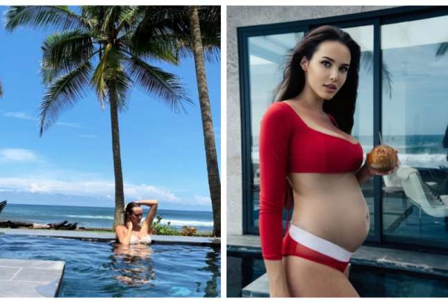 (FOTO) Iubita lui Timati arată cum combate apariția vergeturilor în perioada sarcinii