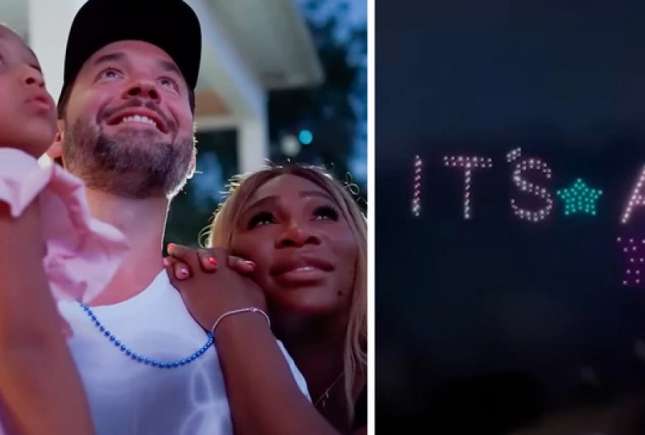 Serena Williams a dezvăluit sexul celui de-al doilea copil: gender reveal cu drona