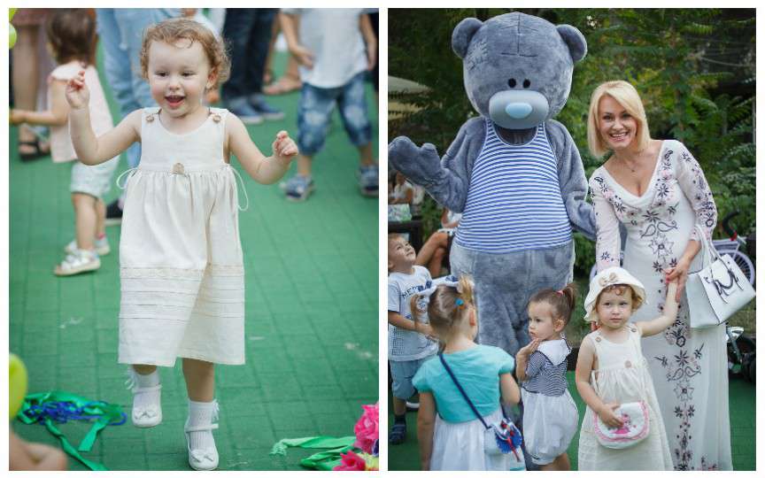 Lorena Bogza cu fiica sa, pentru prima dată la o petrecere pentru copii (Foto)