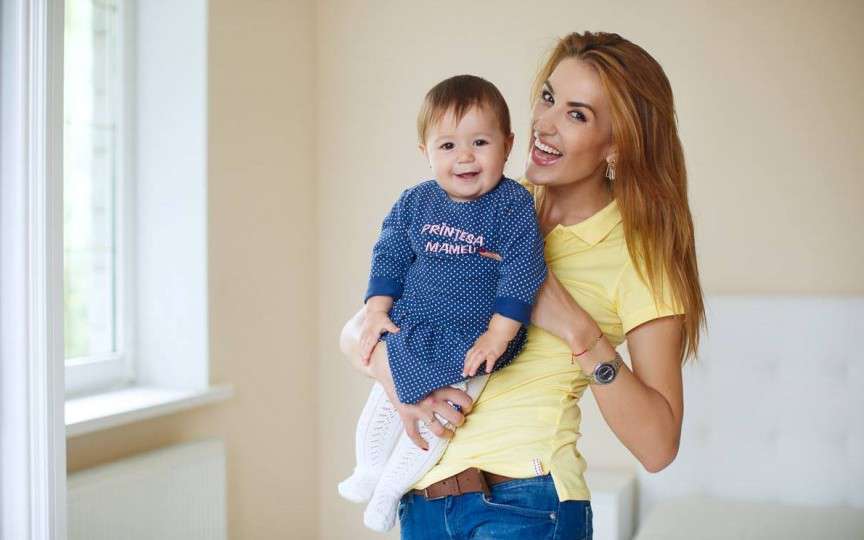 Fetița Tatianei Heghea e deja model!