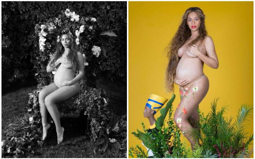 Beyoncé apare cu burtică într-una dintre cele mai inedite sesiuni foto