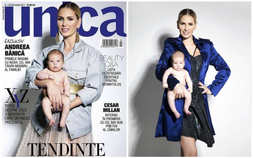 Andreea Bănică și-a prezentat pentru prima dată fiul. Ce spune artista despre el