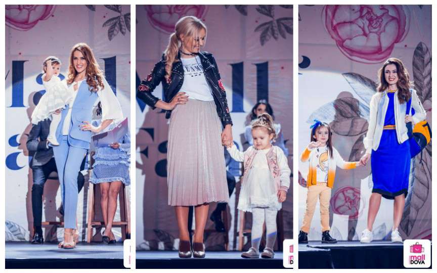 Mai multe vedete de la noi au defilat pe podium împreună cu fiicele lor