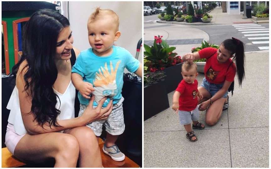 Cristina Croitoru a sărbătorit aniversarea sa și a fiului tocmai în America