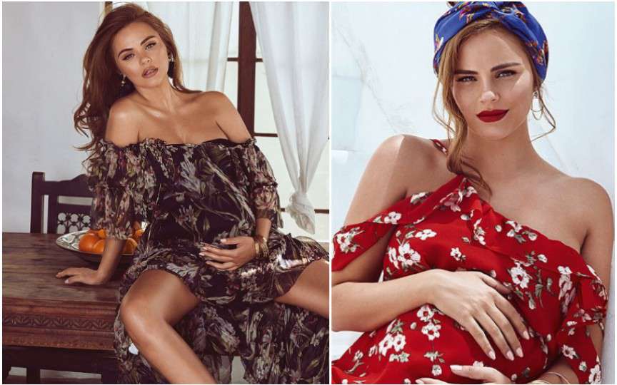 Xenia Deli apare în fotografii seducătoare pe ultima sută de metri de sarcină