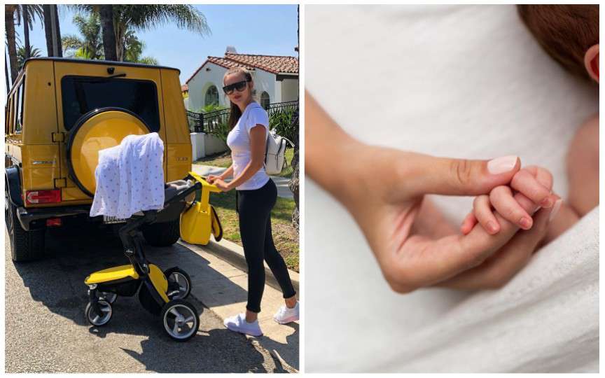 (FOTO) Xenia Deli publică tot mai des fotografii cu micuța sa