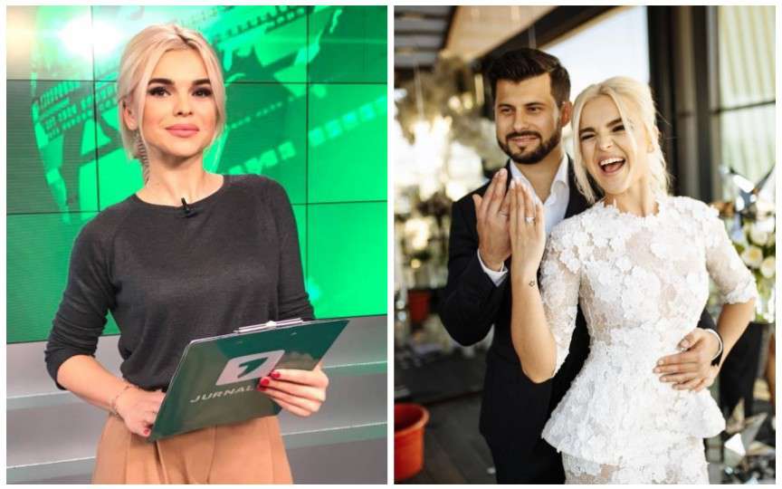 Jurnalista Daniela Ciocanu  și-a anunțat foarte interesant soțul că este însărcinată