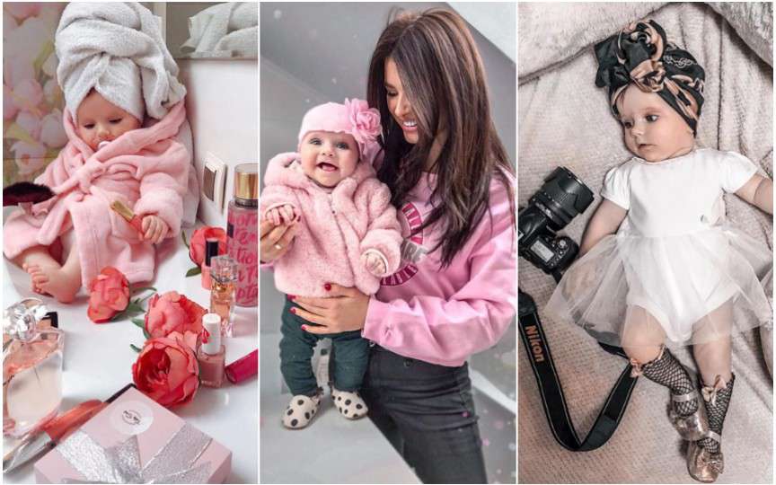 La 6 luni, fiica bloggeriței Doina Stratan are cont de instagram și cochetează cu modelingul