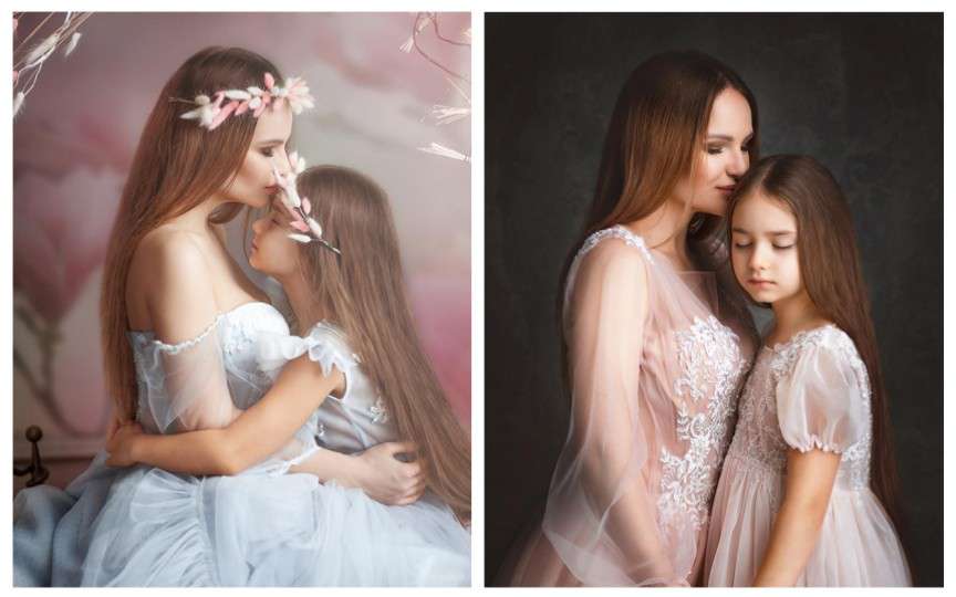 Ana Cernicova apare cu fetița sa, Amelia Uzun, într-o sesiune foto foarte gingașă de primăvară