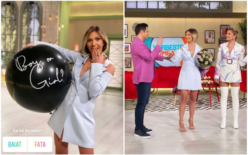 Adela Popescu a dezvăluit sexul copilului