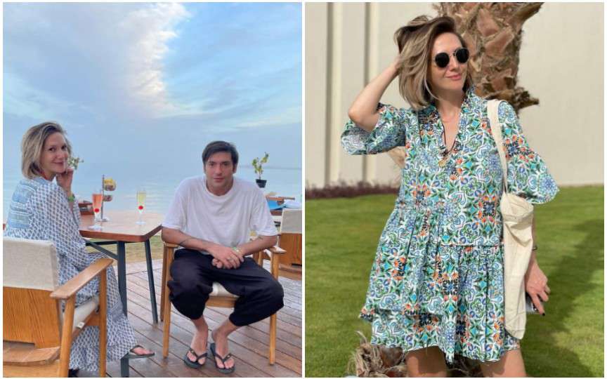 Adela Popescu, noi imagini cu burtica de gravidă în vacanța din Egipt