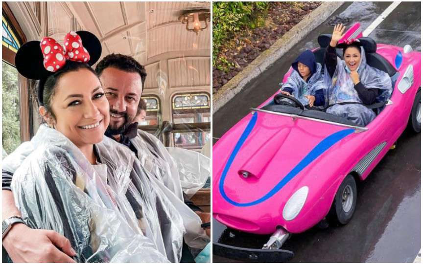 (FOTO) Familia Măruță, în vacanță la Disneyland Paris