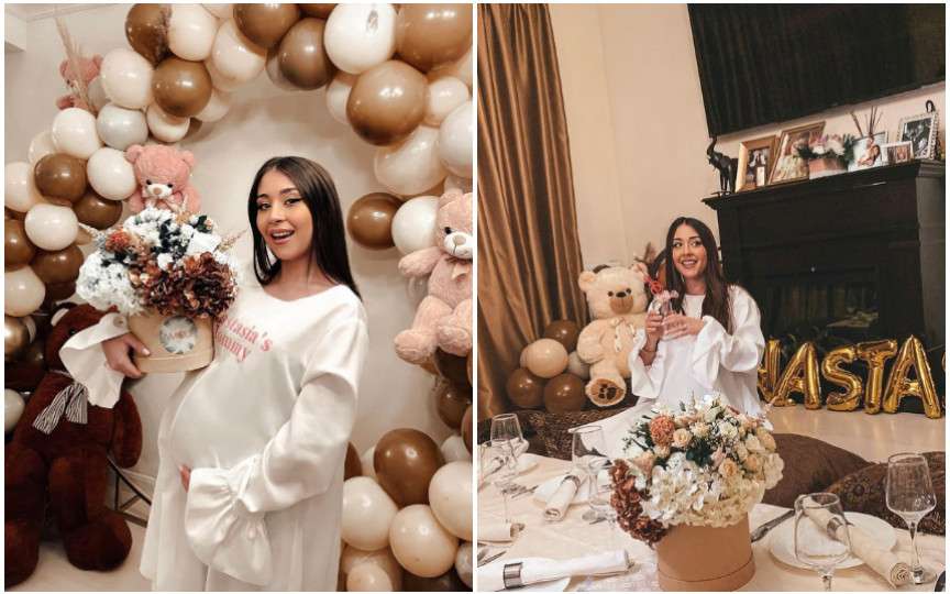 Nicole Cherry a avut parte de un Baby Shower surpriză pentru fetița sa