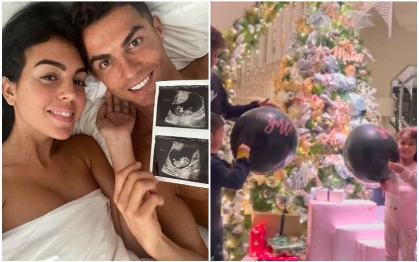 (FOTO) Cristiano Ronaldo și partenera lui au dezvăluit sexul gemenilor