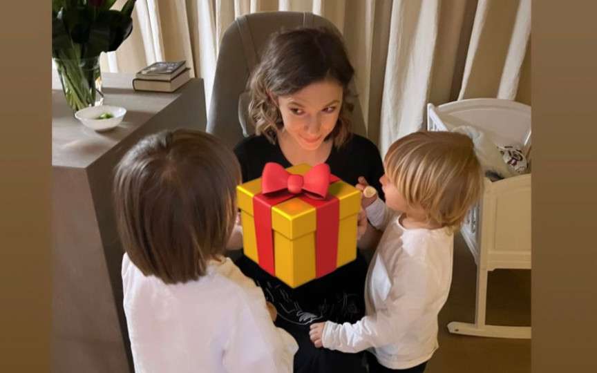 Ce cadou inedit a primit Adela Popescu, de 8 martie, de la băieții ei, Alexandru și Andrei
