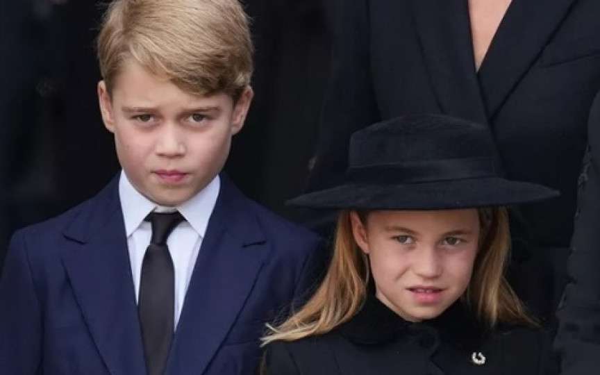 Cele mai puternice fotografii cu Prințul George și Prințesa Charlotte, de la înmormântarea Reginei Elisabeta a II-a