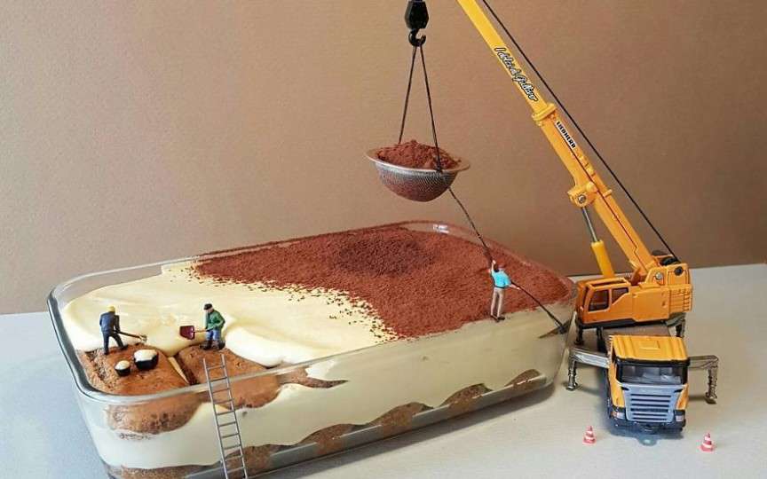Un cofetar italian creează o lume dulce în miniatură