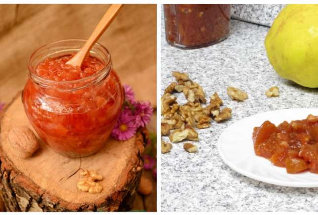 Sănătate la borcan: Gem de gutui și nucă