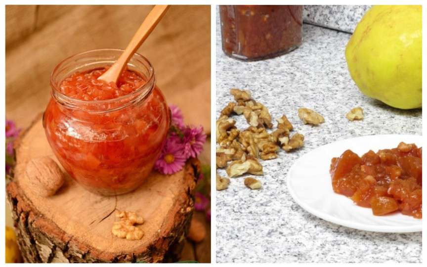 Sănătate la borcan: Gem de gutui și nucă