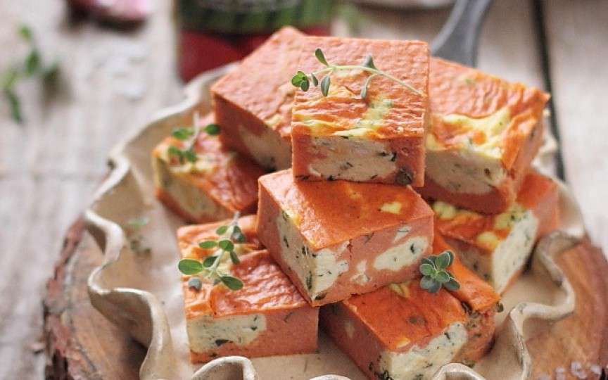 Tartă din roșii și ricotta, fără aluat
