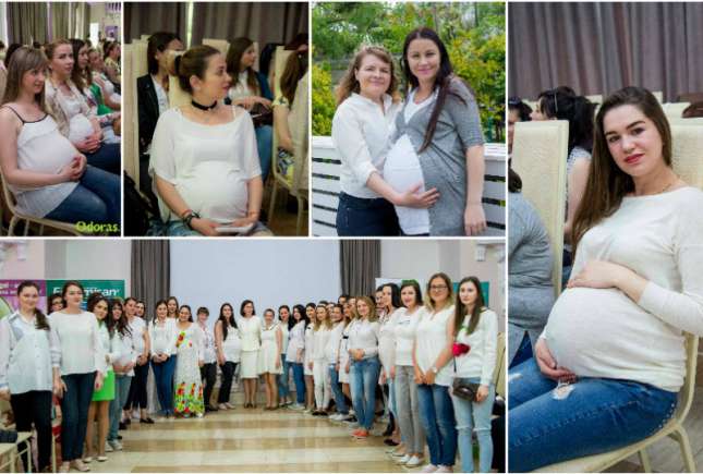 O șezătoare în ALB. Vezi evenimentul care adună cele mai multe gravide din Chișinău!
