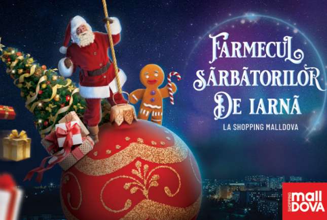 La Shopping MallDova sărbătorile de iarnă îți aduc: jucării dansatoare, spectacol de păpuși și cadouri dulci pentru fiecare copil