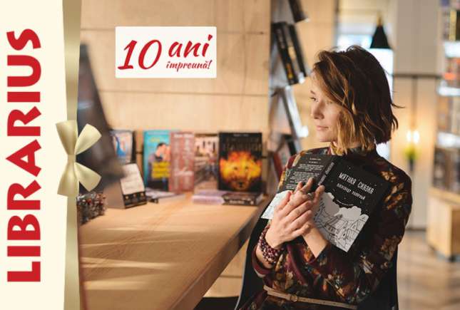 Librarius celebrează primul deceniu alături de iubitorii de lectură!