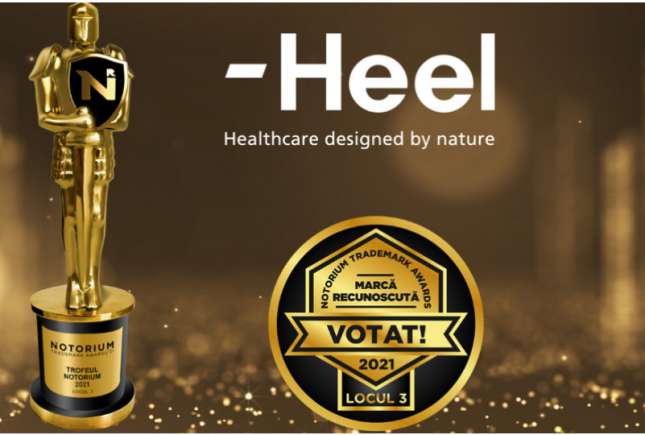 Votul publicului: Compania -HEEL este una din cele mai recunoscute mărci comerciale la Categoria „Farmaceutică”