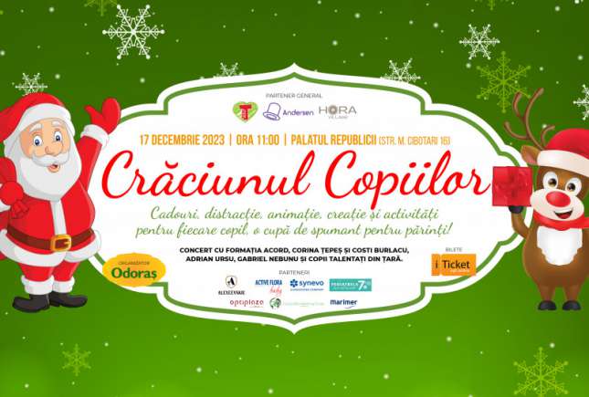 Crăciunul copiilor 2023 - cel mai mare bal de sărbători cu Odoraș!