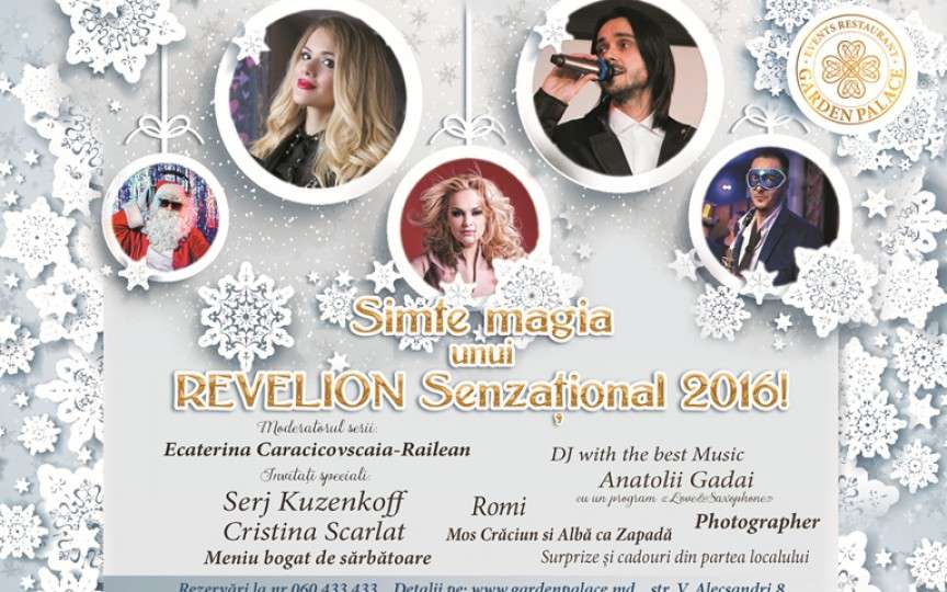 Revelion senzațional la Garden Palace!