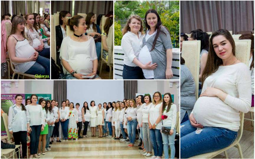 O șezătoare în ALB. Vezi evenimentul care adună cele mai multe gravide din Chișinău!