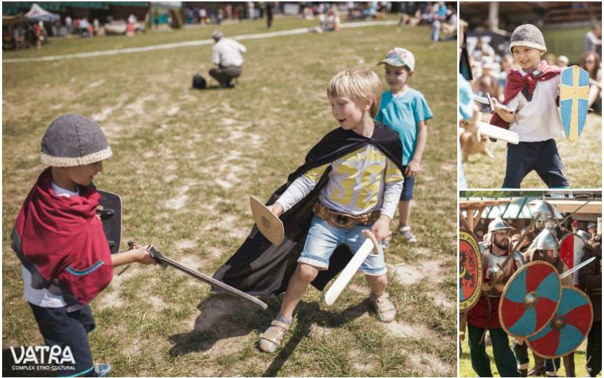 Vino cu copiii la Festivalul Medieval de la Vatra ca să participați la o adevărată lecție de istorie!